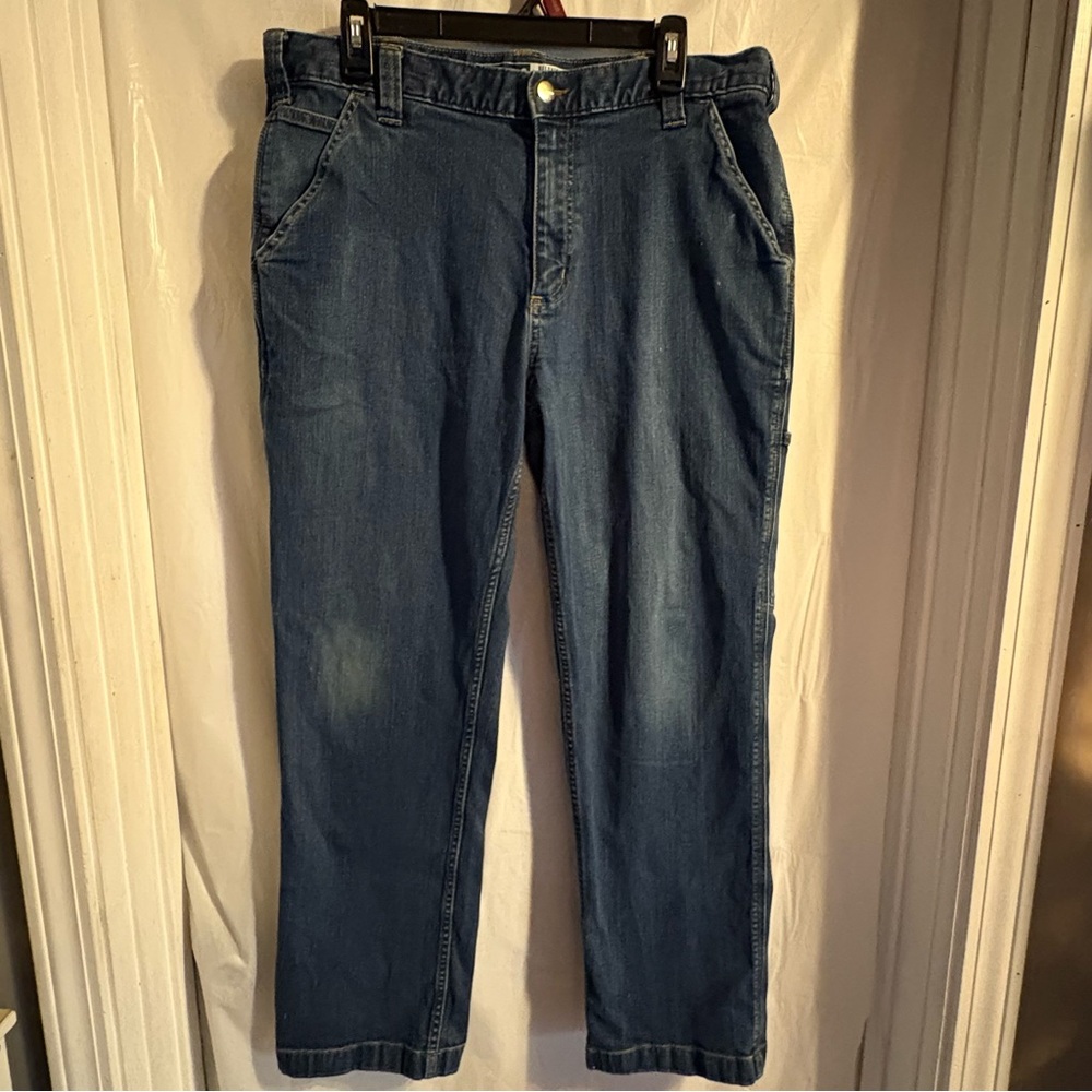 Carhartt Jeans Mens 36x30 Blue Carpenter Workwear Y2K Relaxed Fit Straight Leg